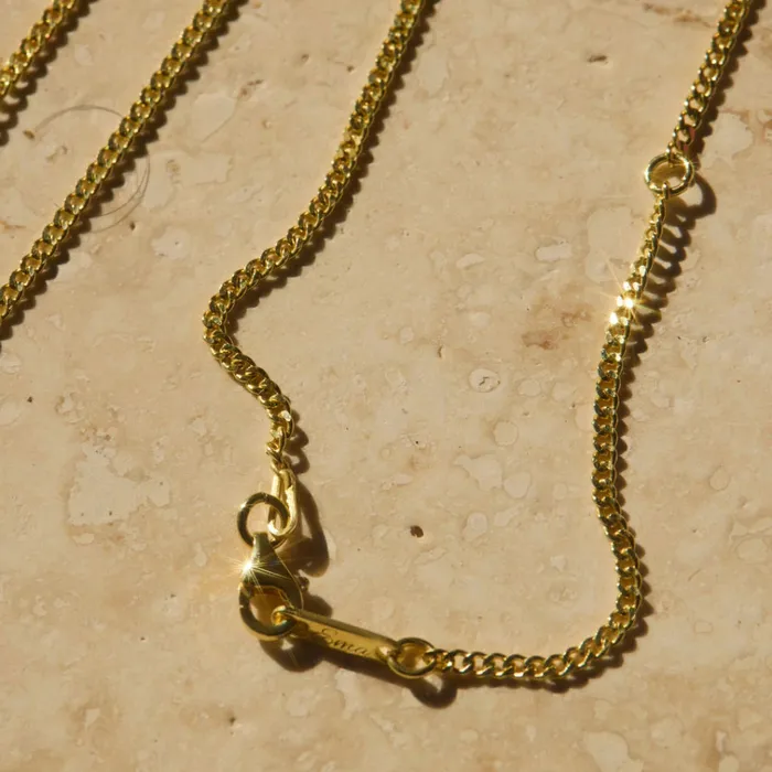 Necklaces Ema Jewels Cosmos October Birth Flower Pendant Necklace 14K 925 Gold Vermeil