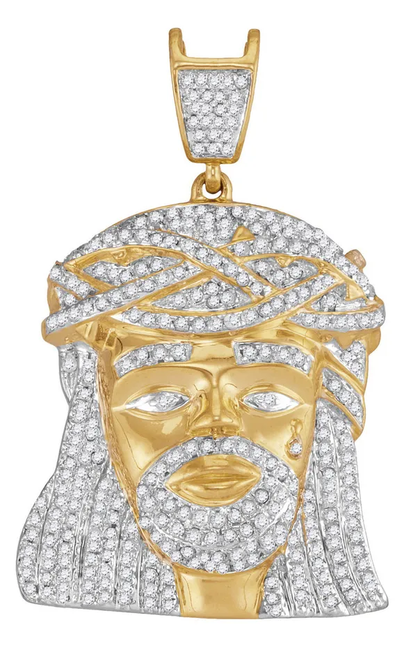 Necklaces Gold and Diamond Jesus Christ Pendant for Men 114 Cttw North Arrow Shop Necklaces Gold and Diamond Jesus Christ Pendant for Men 114 Cttw North Arrow Shop