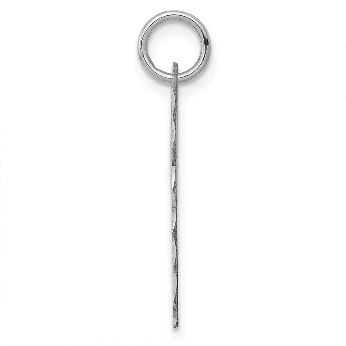 Necklaces SS Rhplt Engraveable Heart Patterned Polished FrontSatin Back Disc TreasureFineJewelers
