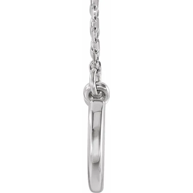 Necklaces TreasureFineJewelers Sterling Silver Decorative 18 Necklace
