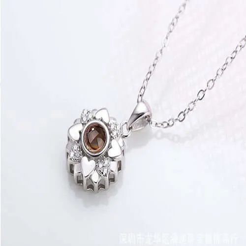 Necklaces Trendolla Jewelry Luxury Loving Memory Flower Necklace With Picture Inside