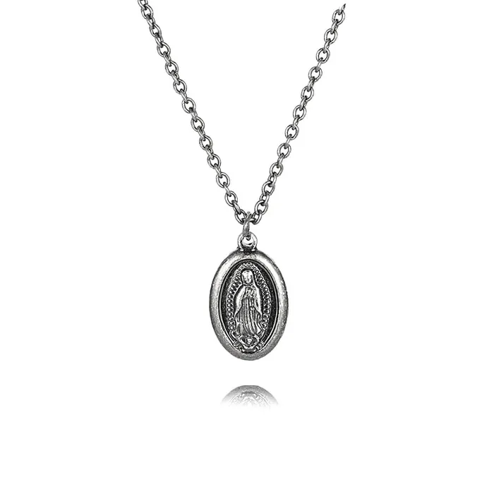 Necklaces Trendolla Jewelry Our Lady of Guadalupe Virgin Mary Virgencita Necklace