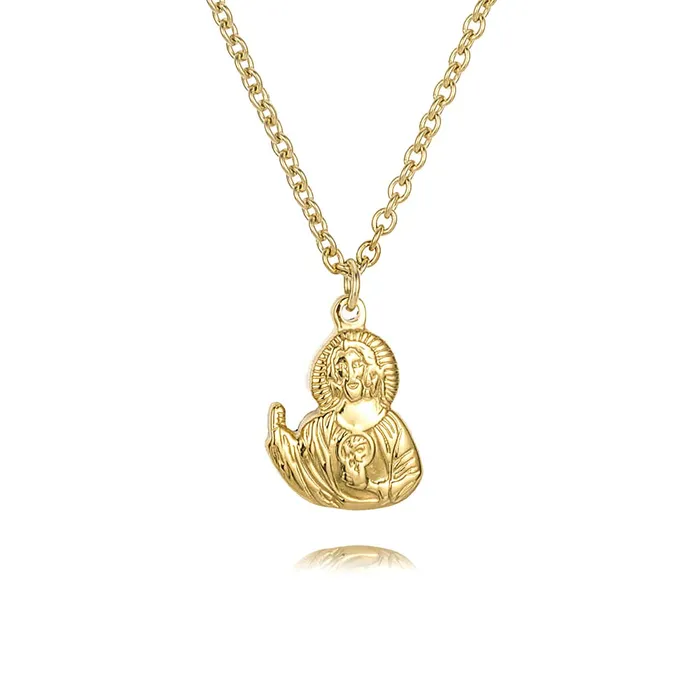 Necklaces Trendolla Jewelry Our Lady of Guadalupe Virgin Mary Virgencita Necklace