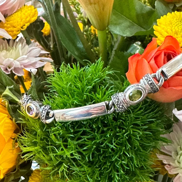 ONeills Estate Jewelry Bracelets Sterling Silver Gemstone Bracelet 55504048