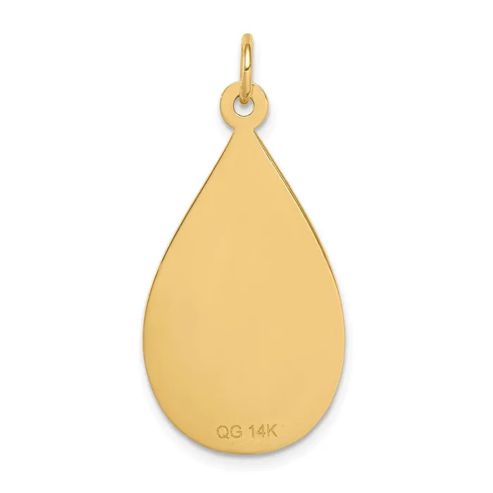 PreStyled Sets TreasureFineJewelers 14k Yellow Gold Medical Jewelry Unenameled Pendant