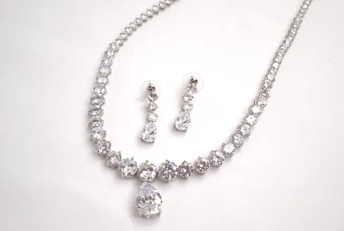 Queen Elizabeth II Coronation Diamond Necklace Set Replica The Royal Look For Less Royal Fashions for Less Necklaces