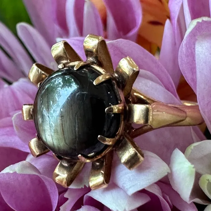 Rings ONeills Estate Jewelry Vintage Brown Star Sapphire Fashion Ring 20001582