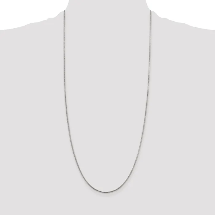 Rings TreasureFineJewelers Sterling Silver 15mm Round Snake Chain