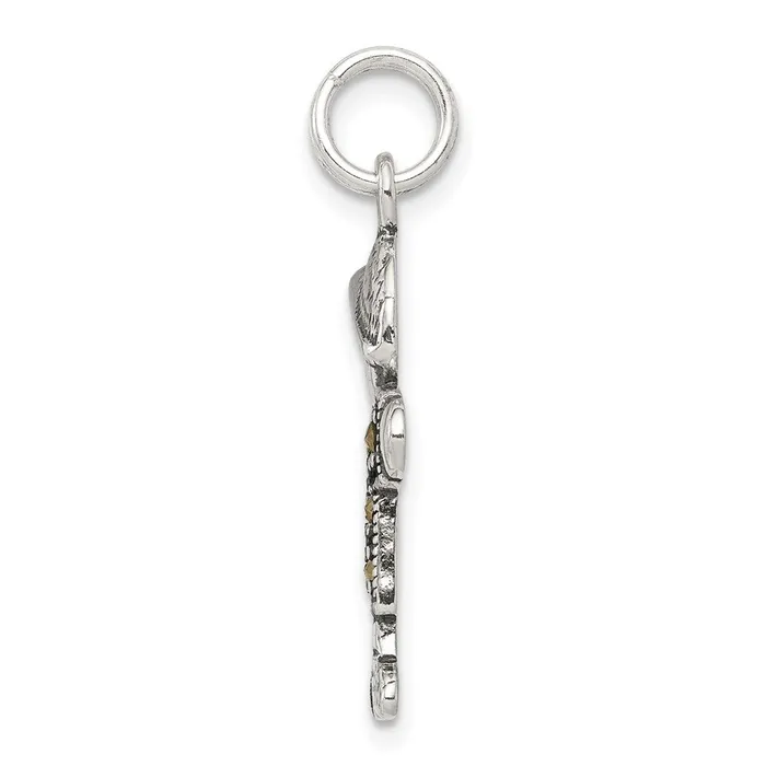 Rings TreasureFineJewelers Sterling Silver Boy Charm