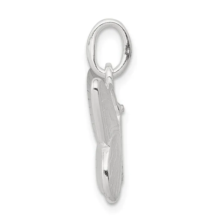 Rings TreasureFineJewelers Sterling Silver Butterfly Charm