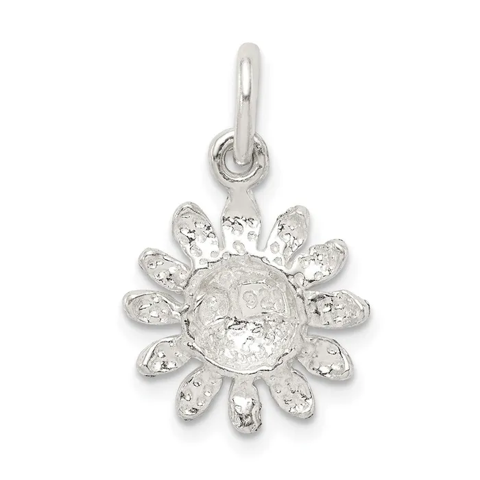 Rings TreasureFineJewelers Sterling Silver Floral Charm