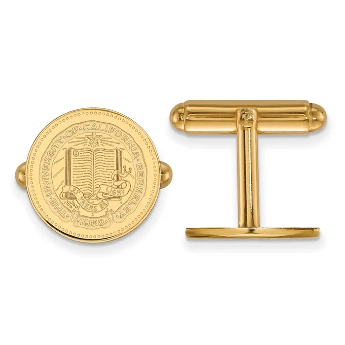 Rings TreasureFineJewelers Sterling Silver Goldplated University of California Berkeley Crest Cuff Links Rings TreasureFineJewelers Sterling Silver Goldplated University of California Berkeley Crest Cuff Links
