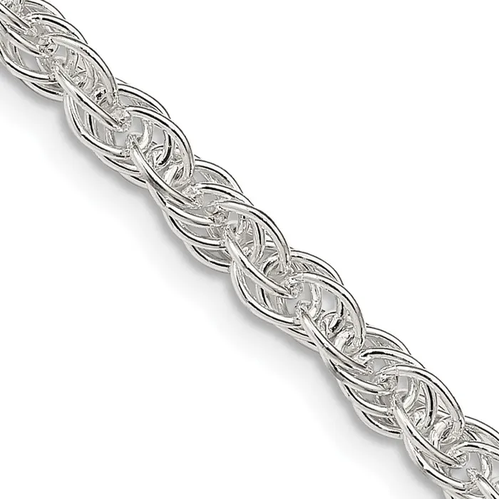 Sterling Silver 38mm Loose Rope Chain TreasureFineJewelers Necklaces
