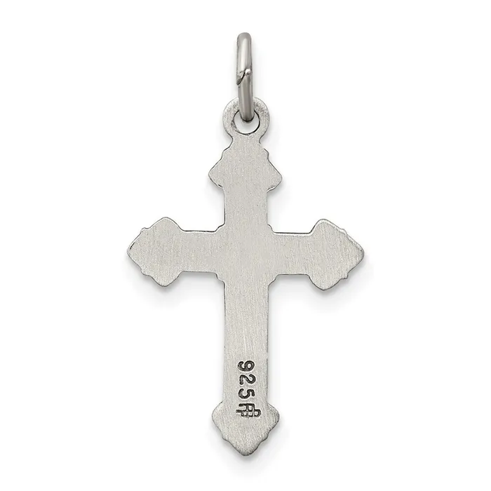 Sterling Silver Antiqued INRI Crucifix Pendant TreasureFineJewelers Necklaces
