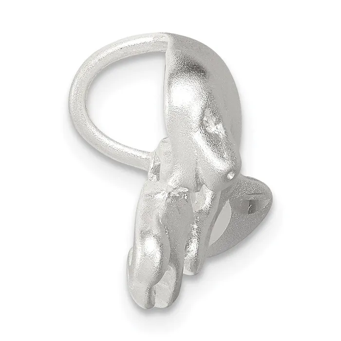 Sterling Silver Manatee with Baby Charm TreasureFineJewelers Rings