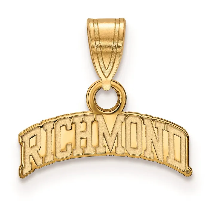 TreasureFineJewelers 10K Yellow Gold Gold University of Richmond Small Script Pendant PreStyled Sets TreasureFineJewelers 10K Yellow Gold Gold University of Richmond Small Script Pendant PreStyled Sets