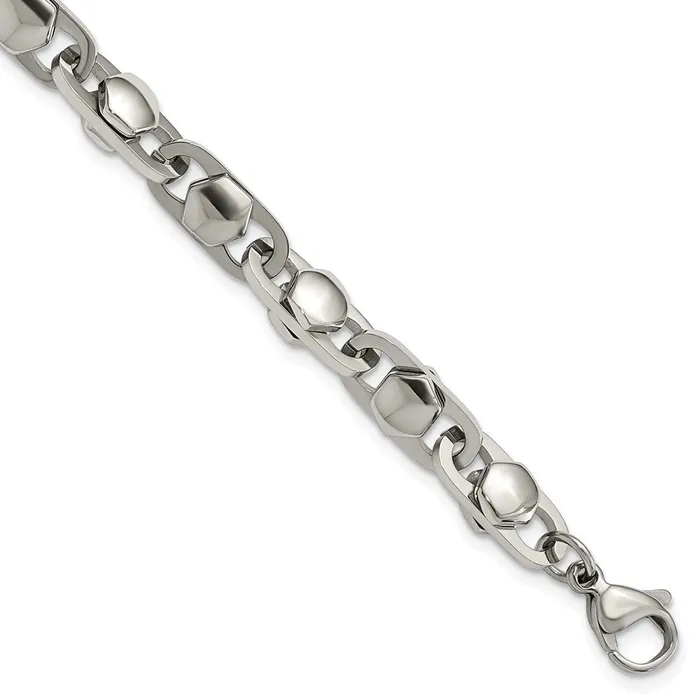 TreasureFineJewelers Bracelets Stainless Steel Polished 650mm 825in Bracelet