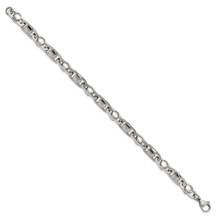 TreasureFineJewelers Bracelets Stainless Steel Polished 650mm 825in Bracelet
