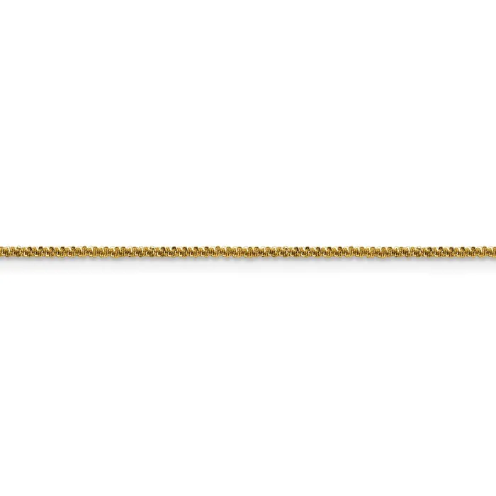 TreasureFineJewelers Bracelets Stainless Steel Polished Yellow IPplated 17mm Cyclone 20in Chain