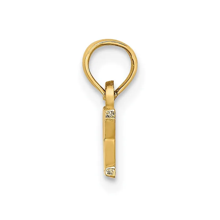 TreasureFineJewelers Charm Necklaces 14K Polished OBX Charm