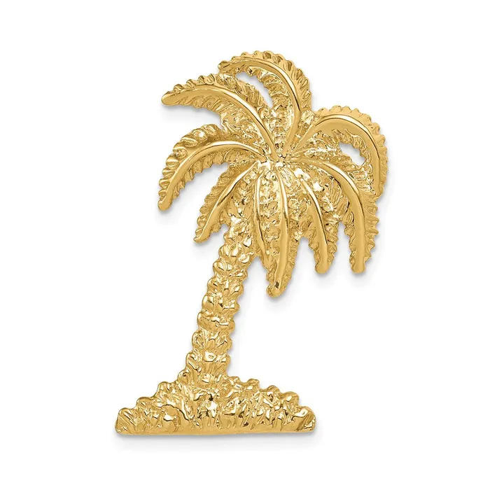 TreasureFineJewelers Necklaces 14k Palm Tree Slide
