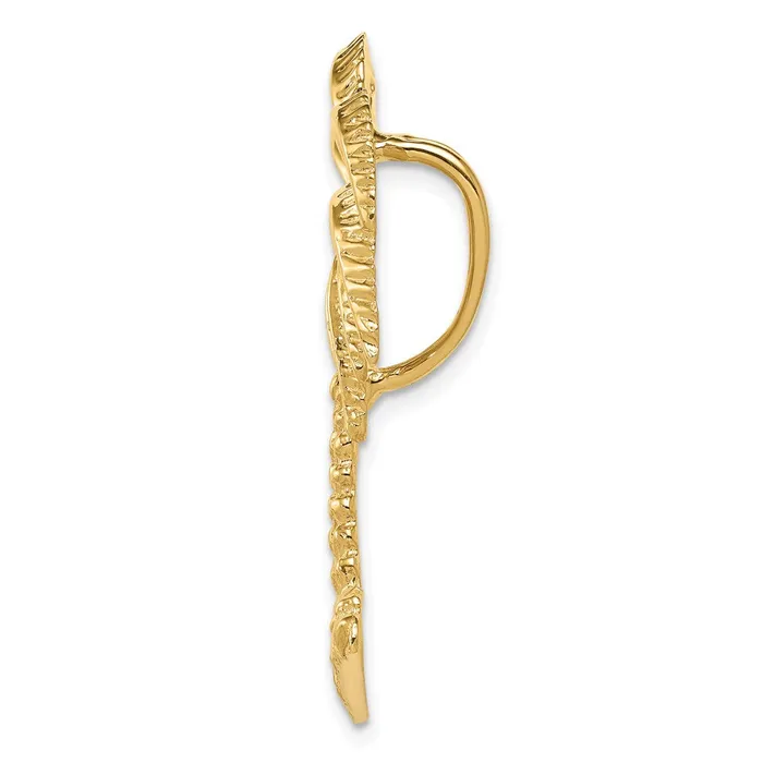 TreasureFineJewelers Necklaces 14k Palm Tree Slide