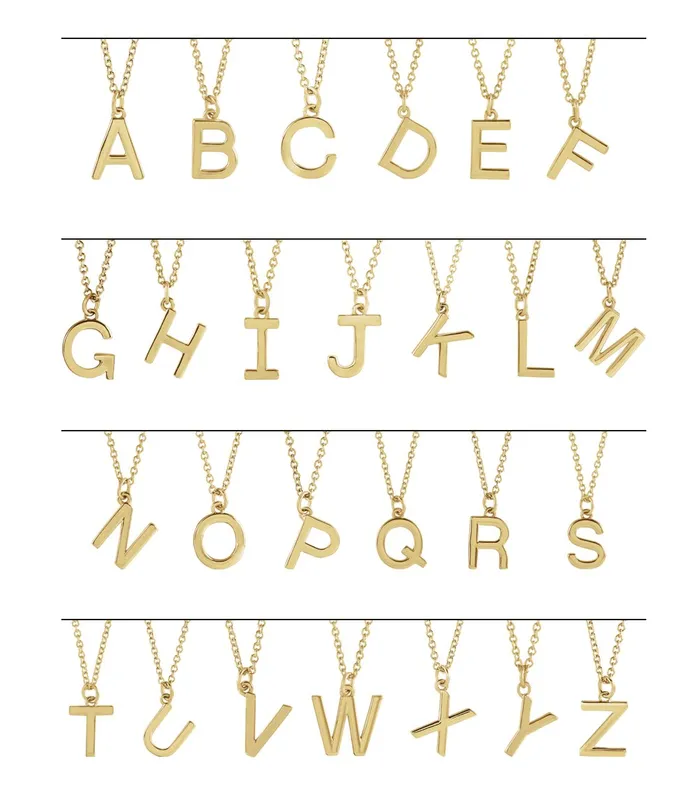 TreasureFineJewelers Necklaces 14K Yellow Gold Initial I Dangle 18 Necklace