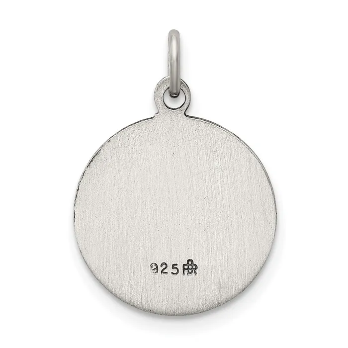 TreasureFineJewelers Necklaces Sterling Silver Our Lady of Fatima Medal