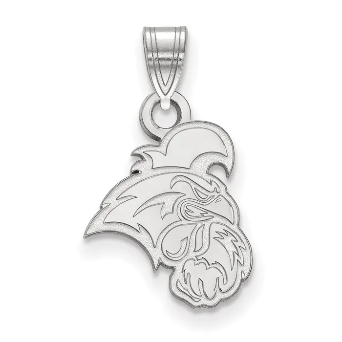 TreasureFineJewelers Necklaces Sterling Silver Rhodiumplated Coastal Carolina University Chanticleer Small Pendant