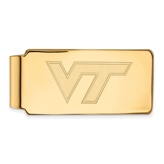 TreasureFineJewelers PreStyled Sets 10K Yellow Gold Virginia Tech Money Clip TreasureFineJewelers PreStyled Sets 10K Yellow Gold Virginia Tech Money Clip