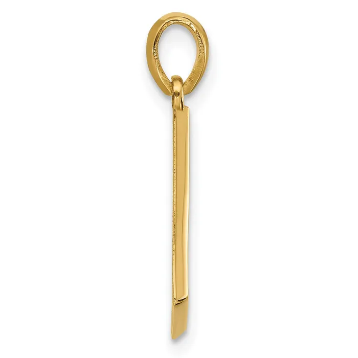 TreasureFineJewelers PreStyled Sets 14k Yellow Gold Fancy Letter L