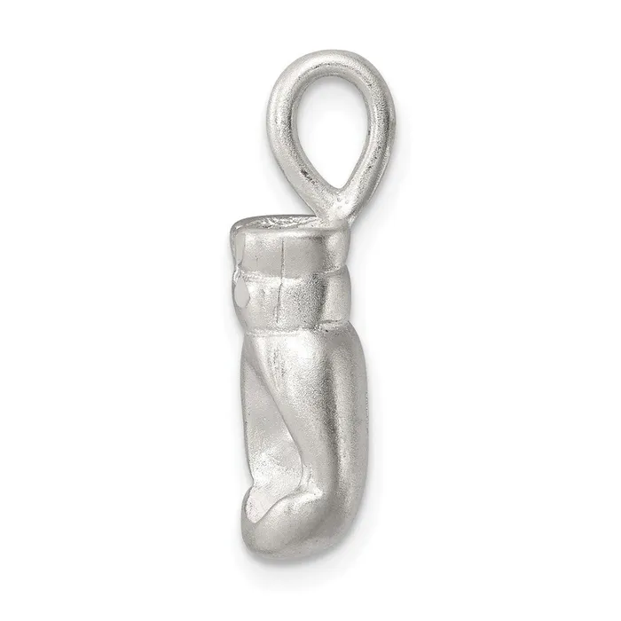 TreasureFineJewelers Rings Sterling Silver Boxing Glove Charm