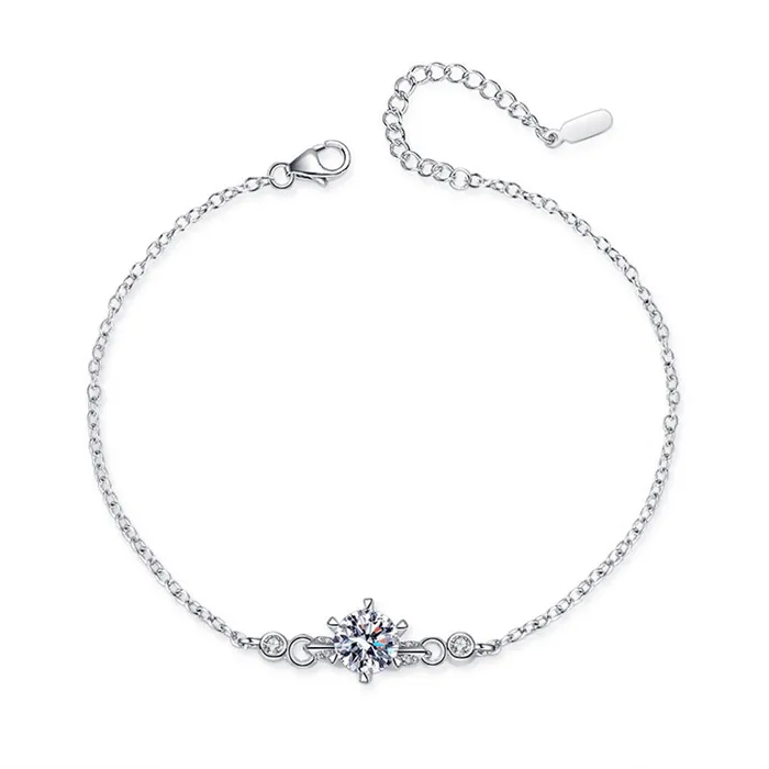 Trendolla Jewelry Bracelets Six Claws Fashion Design Moissanite Bracelet