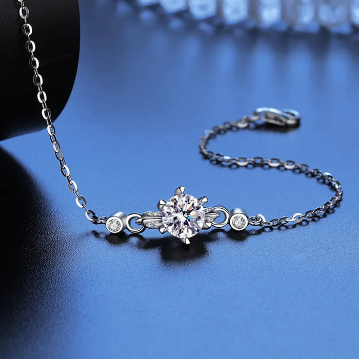 Trendolla Jewelry Bracelets Six Claws Fashion Design Moissanite Bracelet