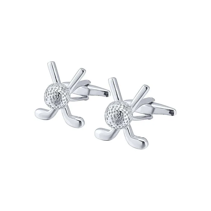 Trendolla Jewelry Rings Copper Silver Golf Club Cufflinks