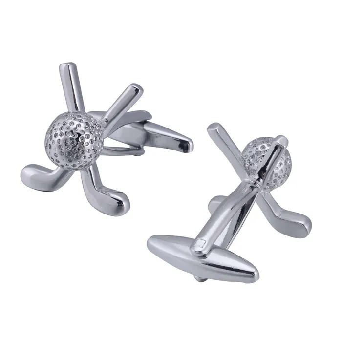 Trendolla Jewelry Rings Copper Silver Golf Club Cufflinks