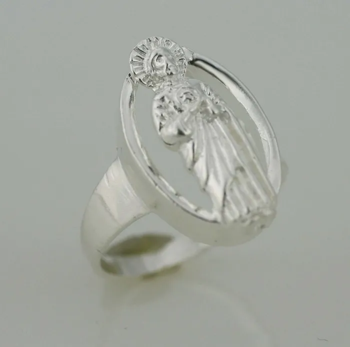 Trendolla Jewelry Sterling Silver 925 San Judas Ring for Women and Men Rings