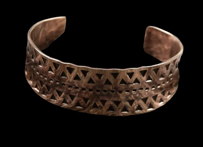 Valhallas silver Bronze Hand Stamped Bracelet Bracelets