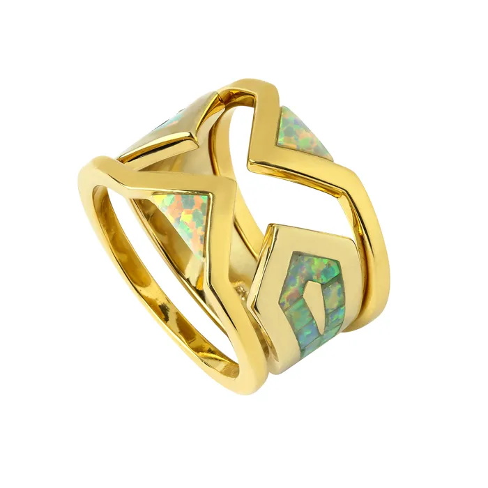 vendorunknown Necklaces Vega Stackable Ring Set