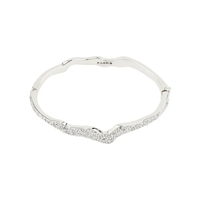 Bracelets Pilgrim Connect Silver Plated Crystal Bracelet