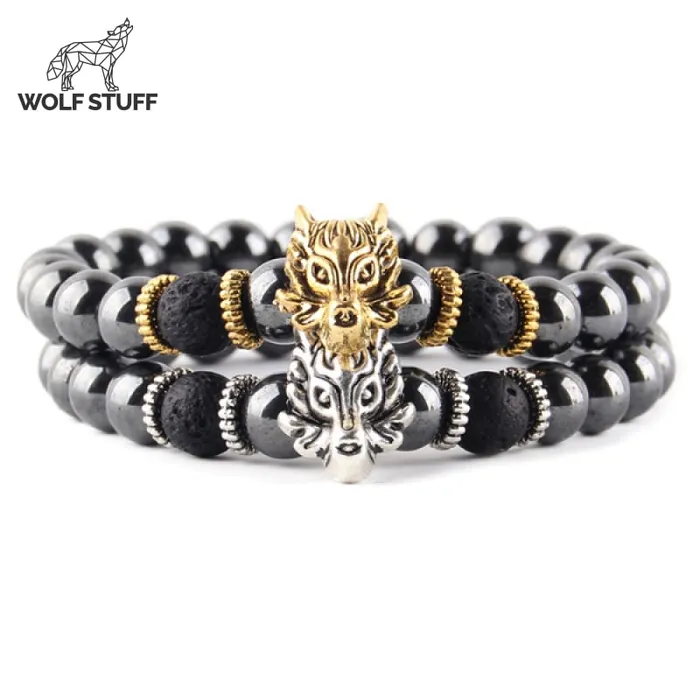 Bracelets Wolf Stuff Male Beaded Bracelet