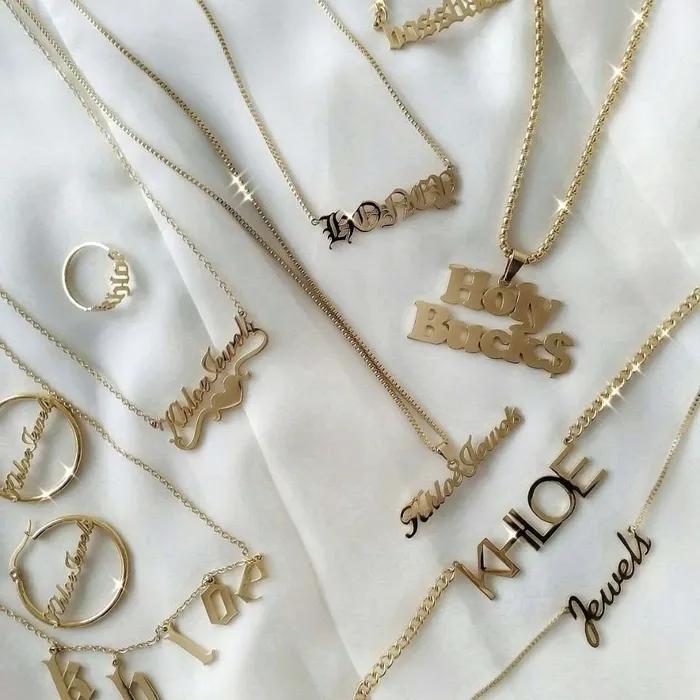 Classic Custom Name Necklace KHLOE JEWELS Custom Jewelry Necklaces
