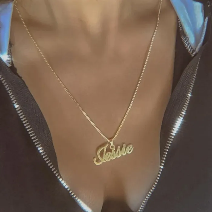 Classic Custom Name Necklace KHLOE JEWELS Custom Jewelry Necklaces