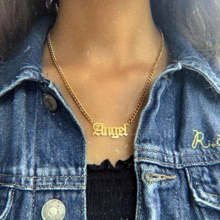 Classic Custom Name Necklace KHLOE JEWELS Custom Jewelry Necklaces