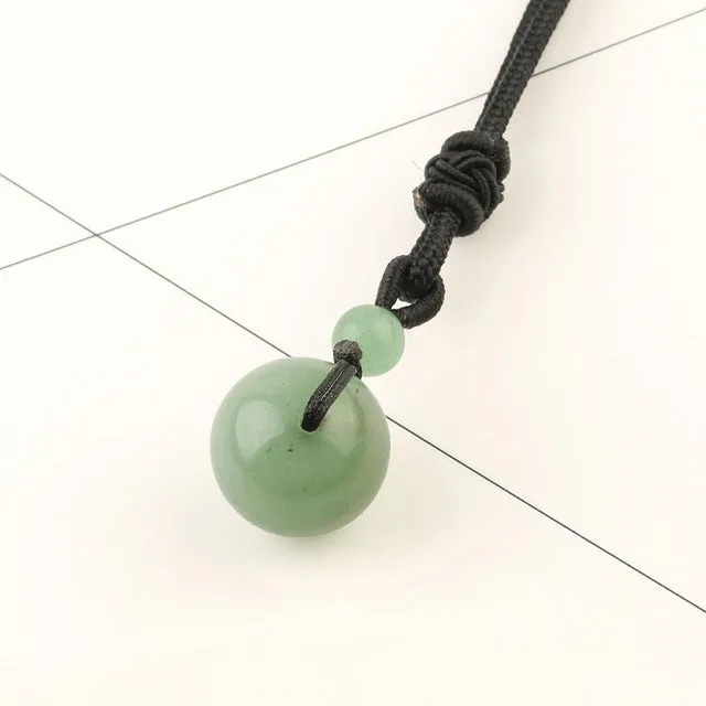 Crystal Sphere Necklace CSJA Necklaces