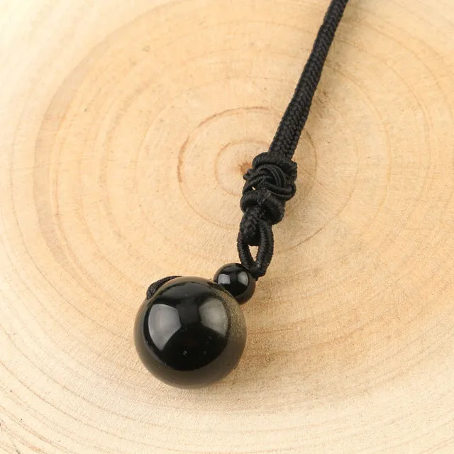 Crystal Sphere Necklace CSJA Necklaces
