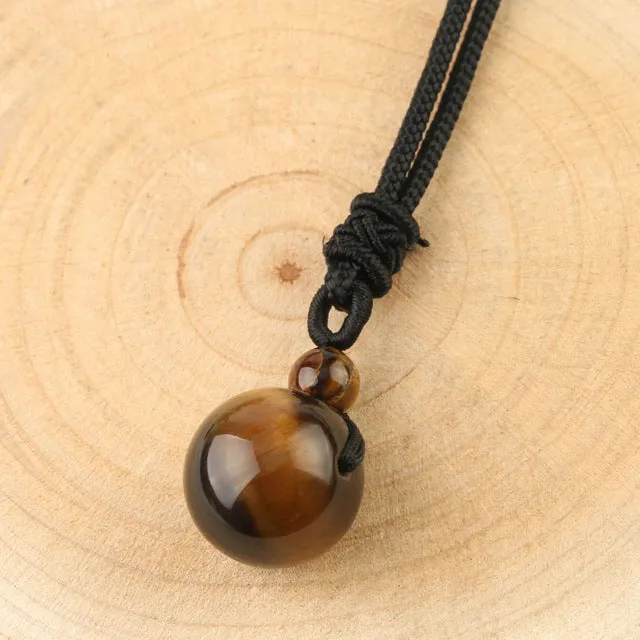 Crystal Sphere Necklace CSJA Necklaces