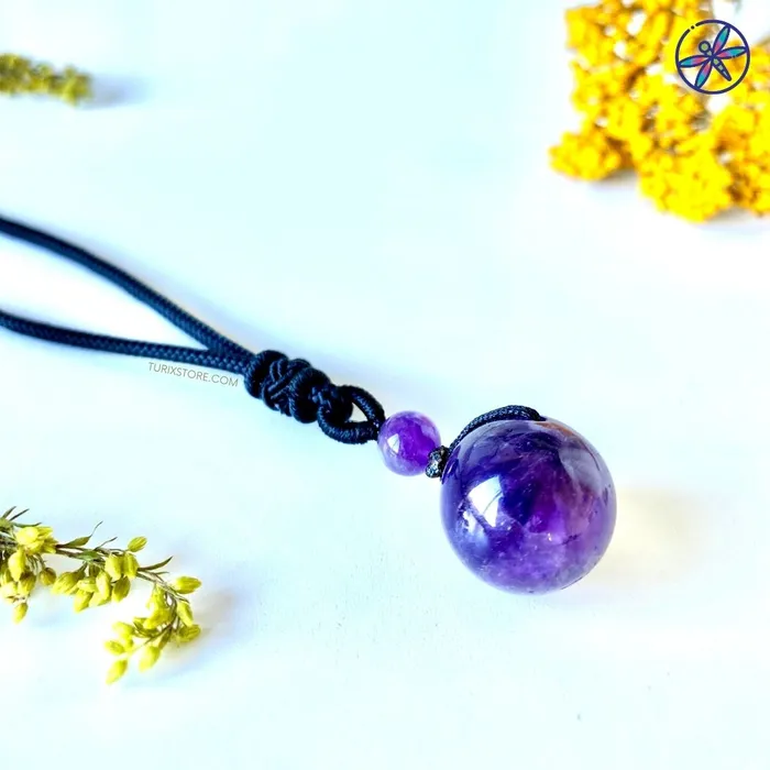 Crystal Sphere Necklace CSJA Necklaces