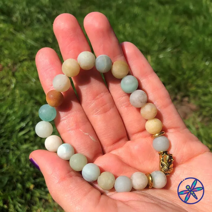 CSJA Bracelets Matte Amazonite Bracelet