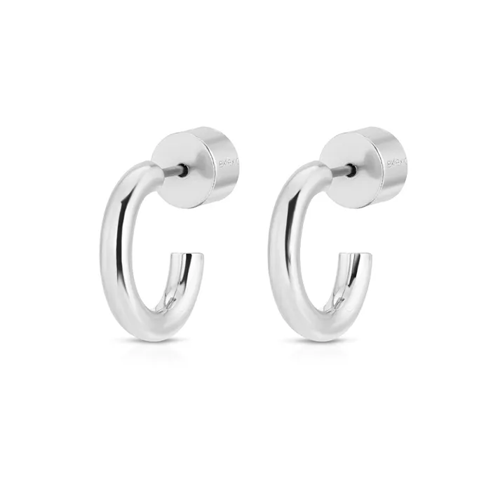 Eklexic Silver Lisa Hoops Rings